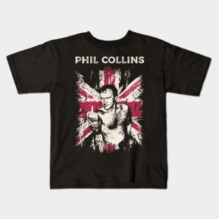 Vintage Distressed Phil Collins Kids T-Shirt